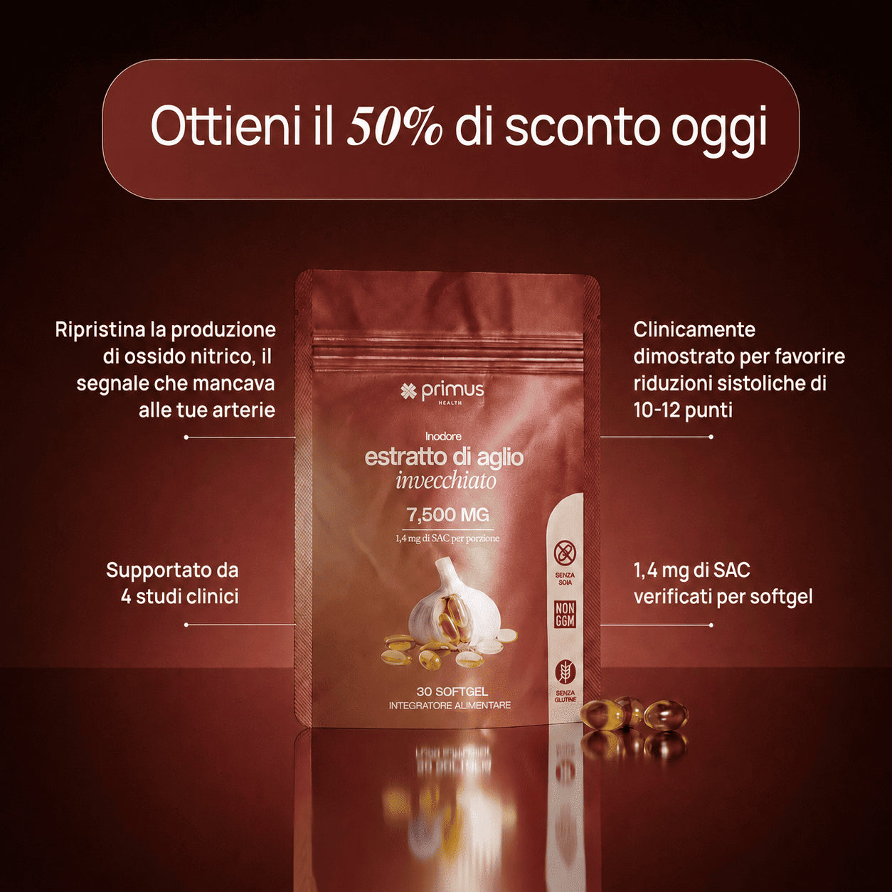 Primus Estratto di Aglio Invecchiato